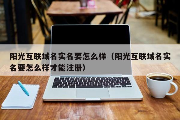 阳光互联域名实名要怎么样（阳光互联域名实名要怎么样才能注册）